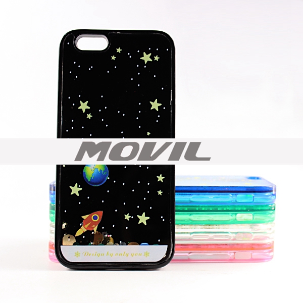 NP-2455 TPU flujo 3D estrellas Funda para Apple iPhone 6-13